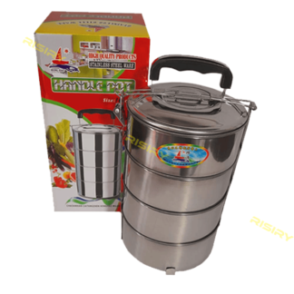 Stainless Steel Tiffin Lunch Box 14/16CM