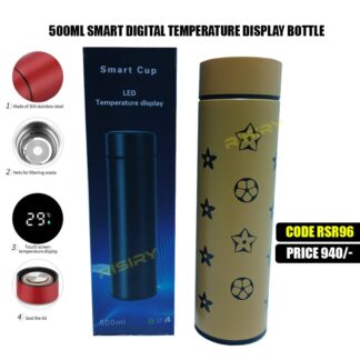 led temperature display water bottle 500ml
